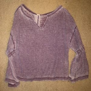 Purple Faded Free People Top